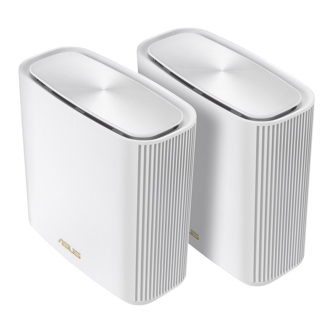 ASUS ZenWiFi AX (XT9) AX7800 2er Set Weiß Tri-band (2.4 GHz / 5 GHz / 5 GHz) Wi-Fi 6 (802.11ax) White 4 Internal ASUS ZenWiFi AX (XT9) AX7800 2er Set Weiß Tri-band (2.4 GHz / 5 GHz / 5 GHz) Wi-Fi 6 (802.11ax) White 4 Internal