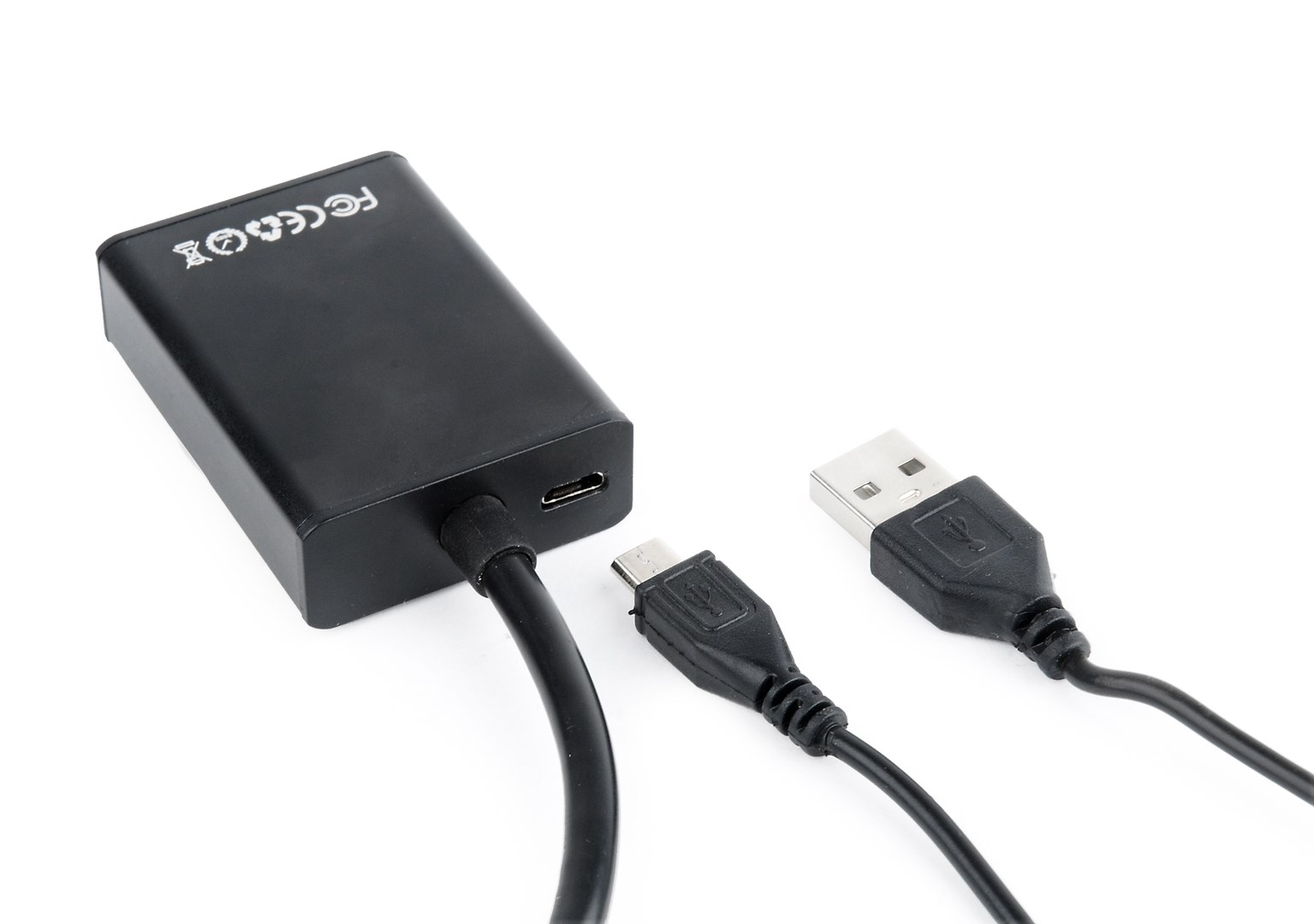Gembird A-VGA-HDMI-01 video cable adapter 0.15 m HDMI Type A (Standard) VGA (D-Sub) Black Gembird A-VGA-HDMI-01 video cable adapter 0.15 m HDMI Type A (Standard) VGA (D-Sub) Black