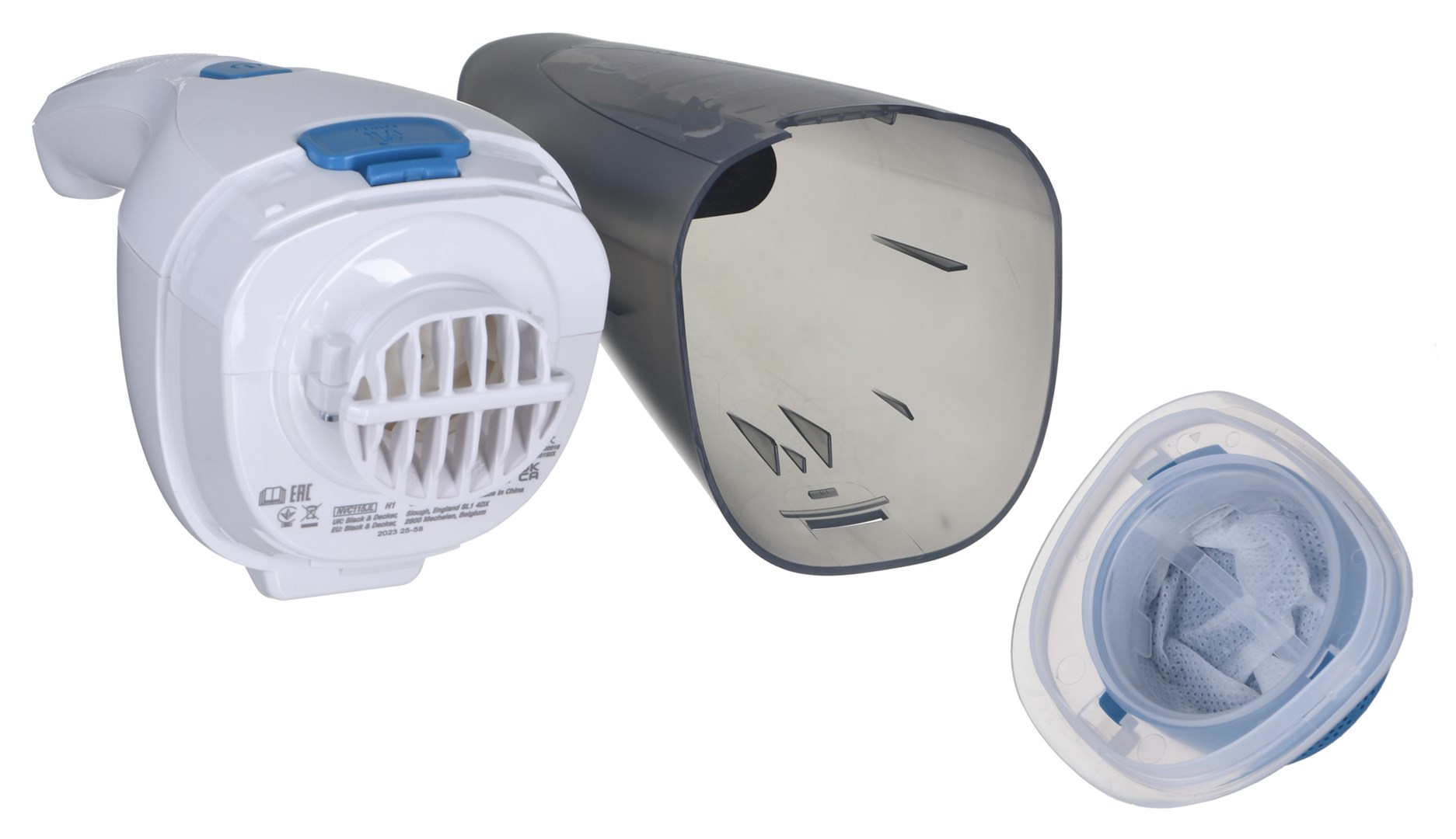 Black & Decker NVC115JL handheld vacuum Grey, White Bagless Black & Decker NVC115JL handheld vacuum Grey, White Bagless
