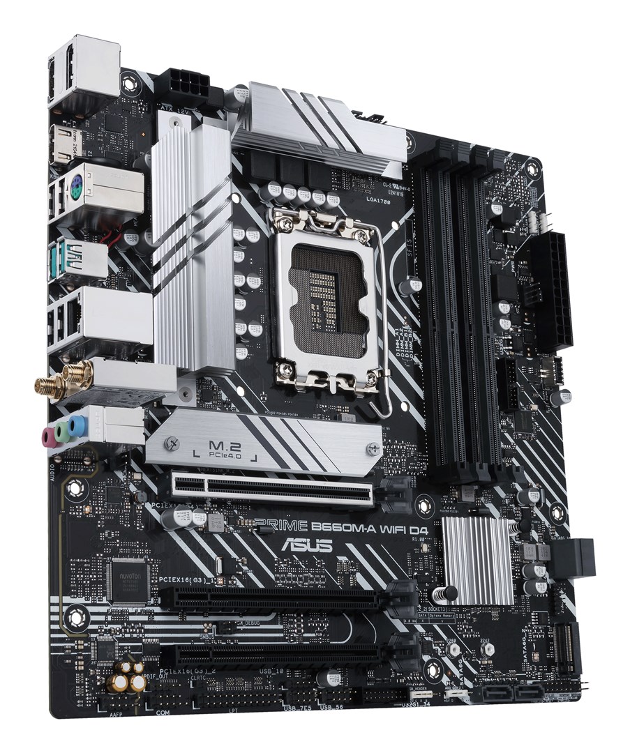 ASUS PRIME B660M-A WIFI D4 Intel B660 LGA 1700 micro ATX ASUS PRIME B660M-A WIFI D4 Intel B660 LGA 1700 micro ATX