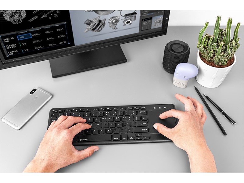 Tracer TRAKLA46367 keyboard Universal RF Wireless Black Tracer TRAKLA46367 keyboard Universal RF Wireless Black