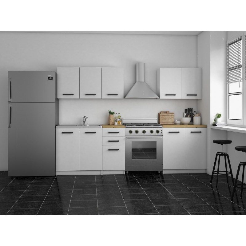 Topeshop KUCHNIA SET 200 BIEL kitchen/dining room furniture set Topeshop KUCHNIA SET 200 BIEL kitchen/dining room furniture set