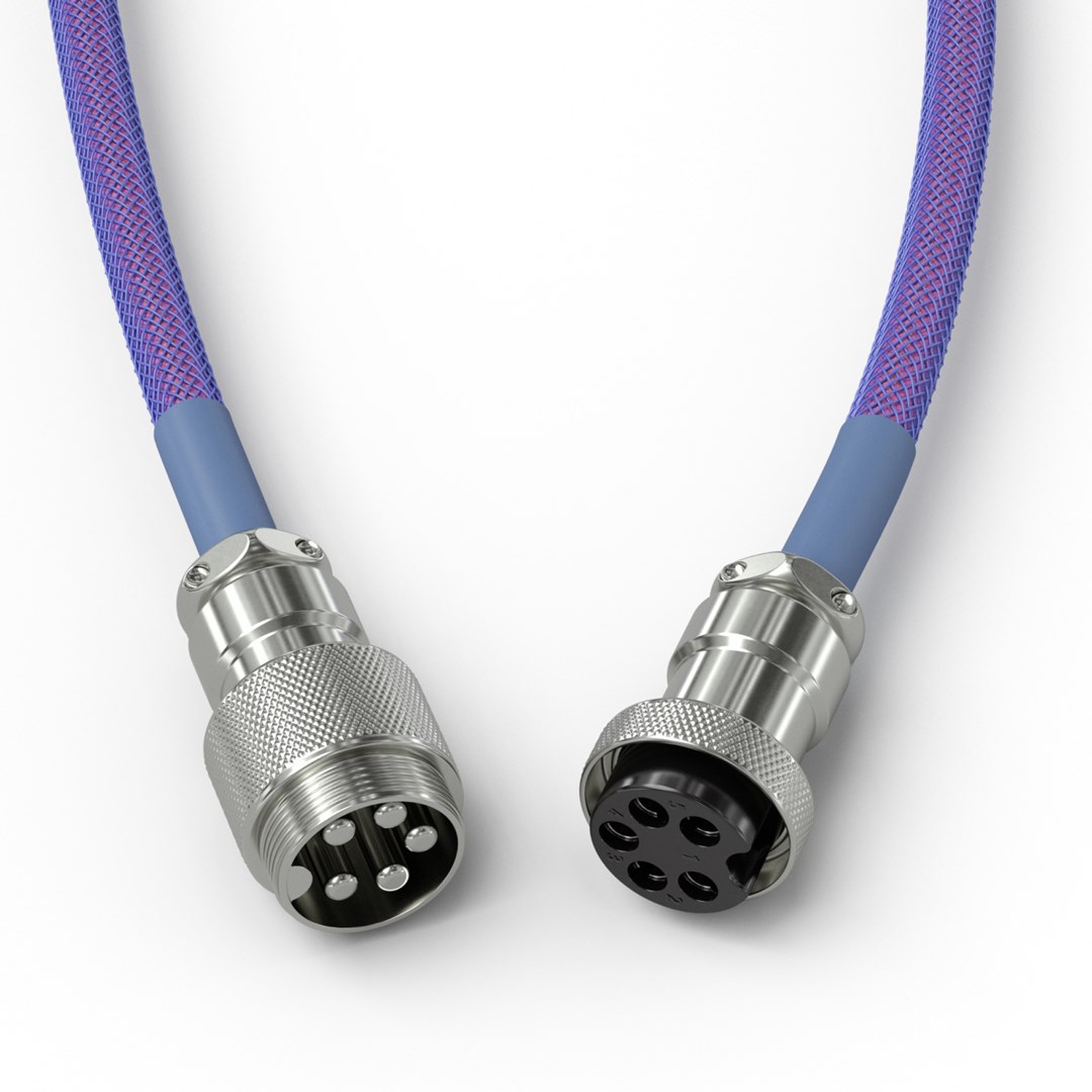 Glorious Gaming Glorious GMMK Coiled Cable Nebula Glorious Gaming Glorious GMMK Coiled Cable Nebula