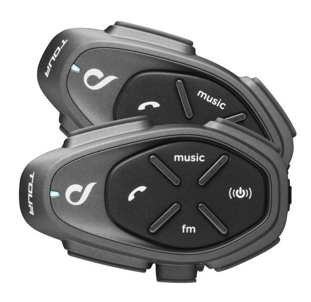 Interphone TOUR HD Motorbike intercom 1500 m 2 pcs Black Interphone TOUR HD Motorbike intercom 1500 m 2 pcs Black