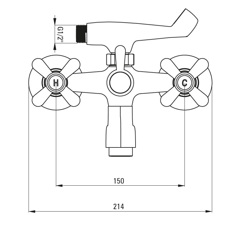 Wall-mounted bathtub mixer with shower set Wall-mounted bathtub mixer with shower set