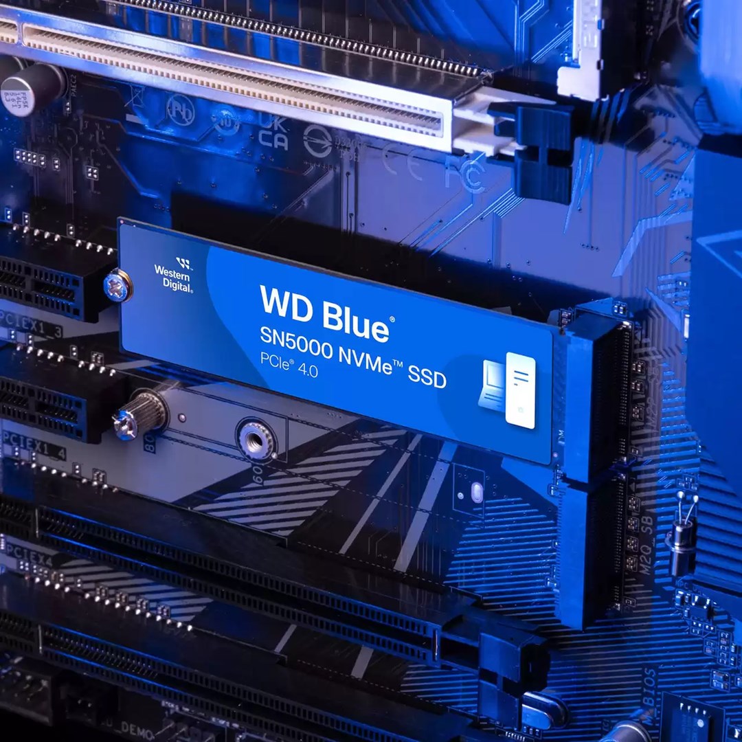 Western Digital Blue SN5000 500 GB M.2 PCI Express 4.0 NVMe 3D TLC NAND Western Digital Blue SN5000 500 GB M.2 PCI Express 4.0 NVMe 3D TLC NAND