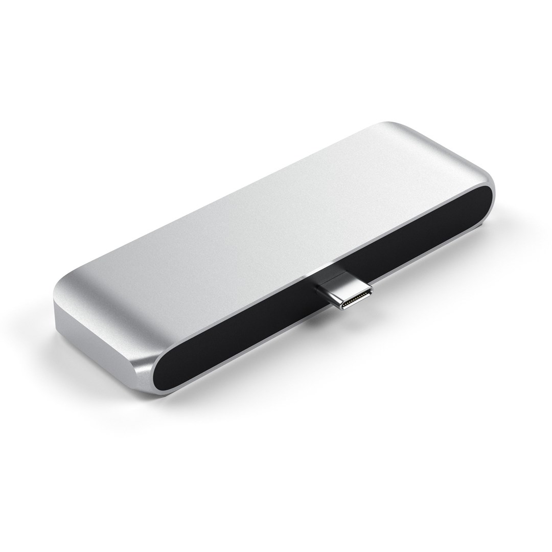 Satechi Aluminum USB-C Hub for iPad Pro Silver Satechi Aluminum USB-C Hub for iPad Pro Silver