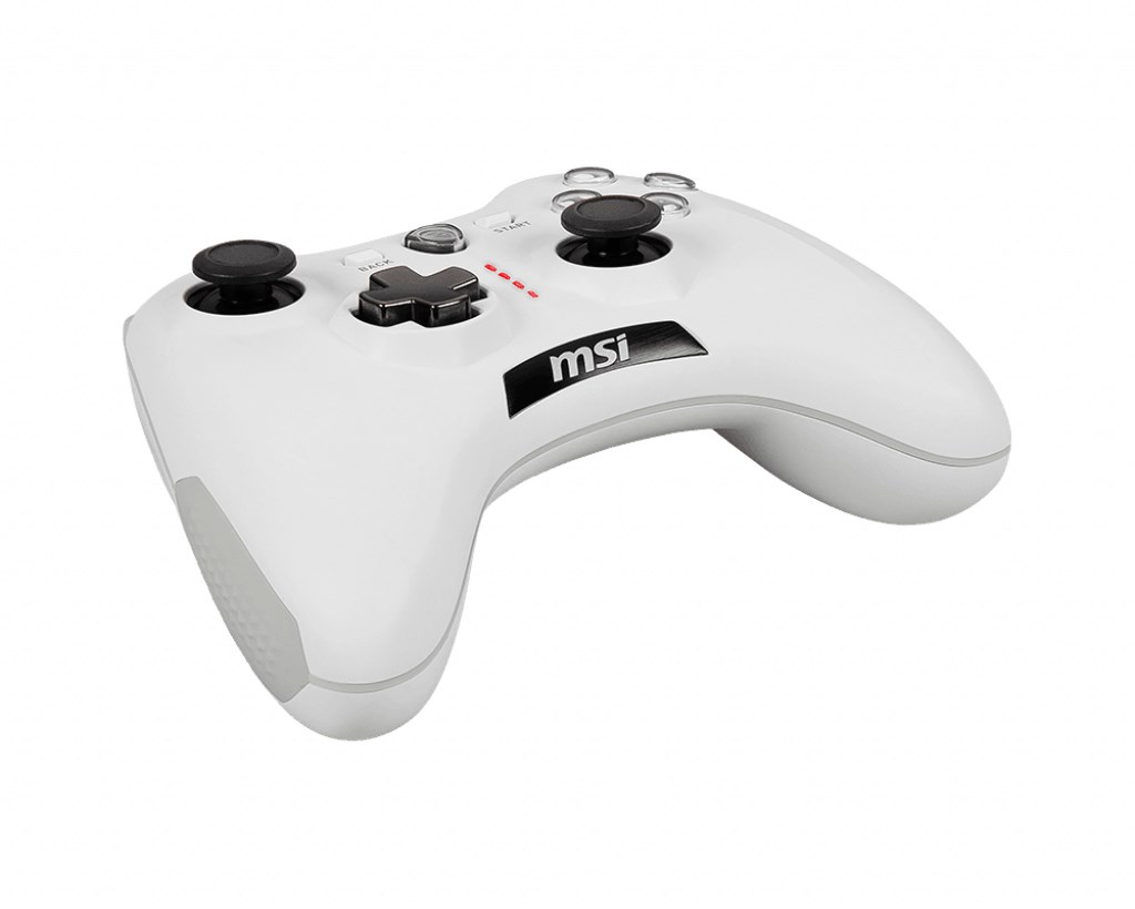 MSI FORCE GC20 V2 WHITE Gaming Controller 'PC and Android ready, Wired, adjustable D-Pad cover, Dual vibration motors, Ergonomic design, detachable cables' MSI FORCE GC20 V2 WHITE Gaming Controller 'PC and Android ready, Wired, adjustable D-Pad cover, Dual vibration motors, Ergonomic design, detachable cables'