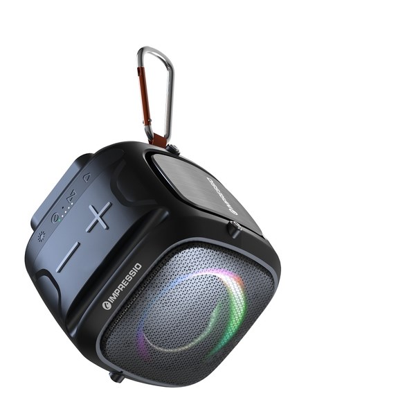 C-TECH Impressio Qubis mini Mono portable speaker Black 5 W C-TECH Impressio Qubis mini Mono portable speaker Black 5 W