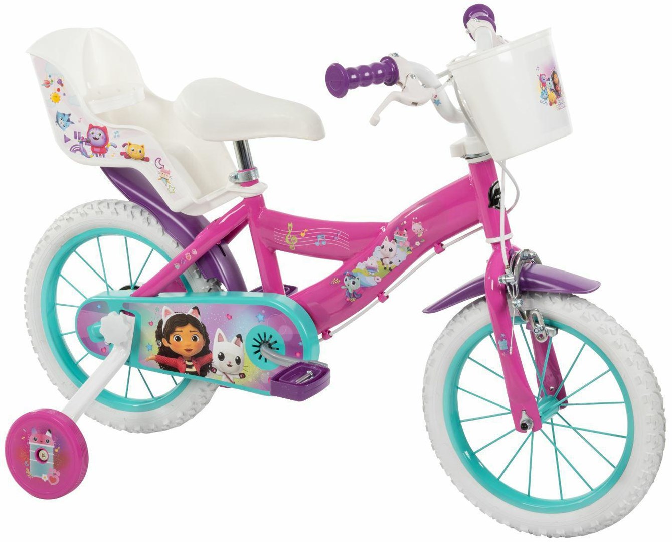 Cross-country bicycle GABBI house 16" Pink Cross-country bicycle GABBI house 16" Pink