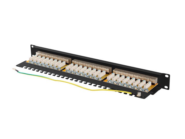Lanberg PPSA-1024-B patch panel 1U Lanberg PPSA-1024-B patch panel 1U