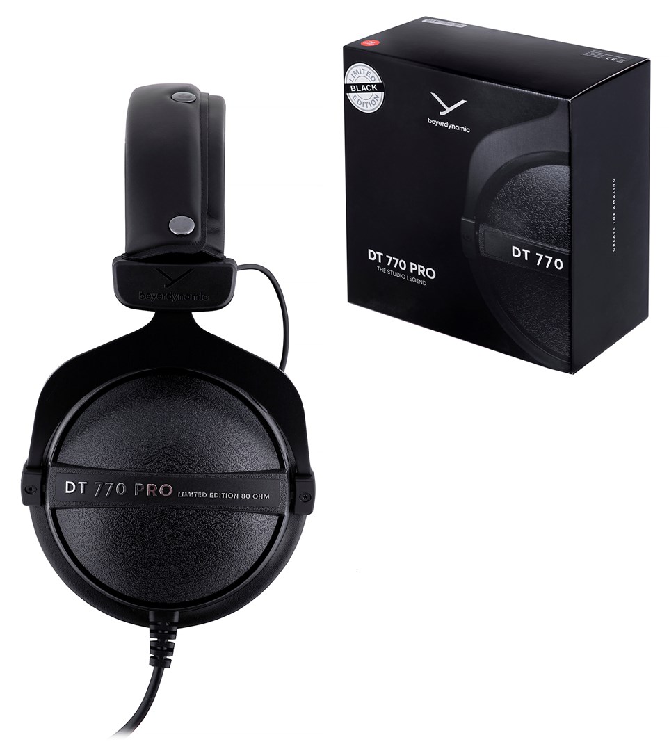 Beyerdynamic DT 770 Pro Black Limited Edition - closed studio headphones Beyerdynamic DT 770 Pro Black Limited Edition - closed studio headphones