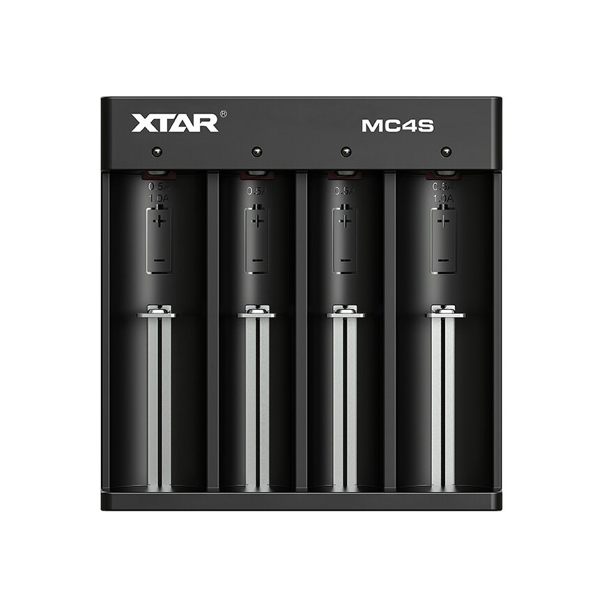Battery charger for cylindrical Li-ion batteries18650 / NiMH Xtar MC4S Battery charger for cylindrical Li-ion batteries18650 / NiMH Xtar MC4S