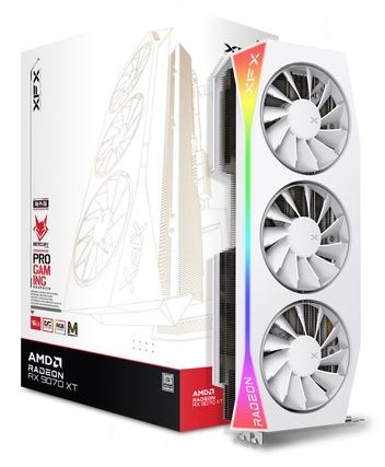 XFX Mercury Radeon RX 9070 XT OC Magnetic Air Edition AMD 16 GB GDDR6 XFX Mercury Radeon RX 9070 XT OC Magnetic Air Edition AMD 16 GB GDDR6