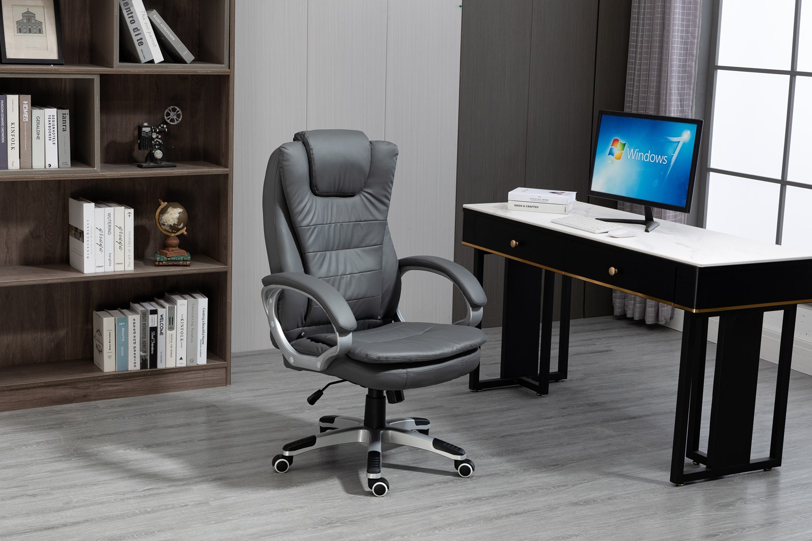 Activejet heated office chair with massage YK7304 grey Activejet heated office chair with massage YK7304 grey