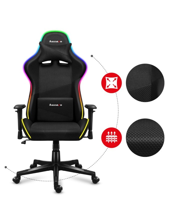 Huzaro Force 6.3 PC gaming chair Bucket (cradle) seat Black, Multicolour Huzaro Force 6.3 PC gaming chair Bucket (cradle) seat Black, Multicolour
