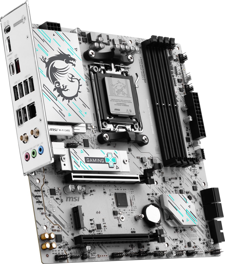MSI B840M GAMING PLUS WIFI6E motherboard AMD B840 Socket AM5 micro ATX MSI B840M GAMING PLUS WIFI6E motherboard AMD B840 Socket AM5 micro ATX