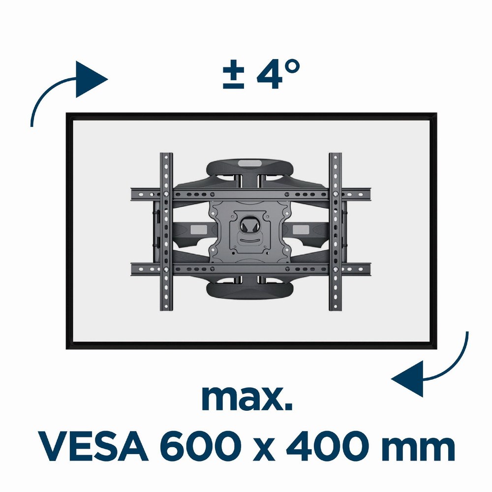 Gembird WM-75ST-01 TV mount/stand 190.5 cm (75") Black Gembird WM-75ST-01 TV mount/stand 190.5 cm (75") Black