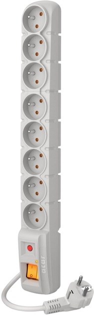 ACAR S8 Black 8 AC outlet(s) 230 V 1,5m ACAR S8 Black 8 AC outlet(s) 230 V 1,5m