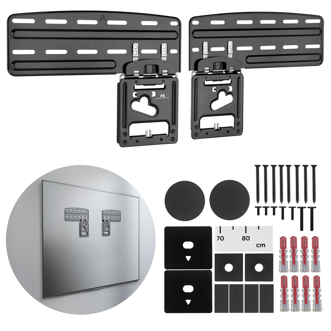 Maclean TV bracket, compatible with Samsung QLED TVs, 43"-85", max. 60kg, MC-806 N Maclean TV bracket, compatible with Samsung QLED TVs, 43"-85", max. 60kg, MC-806 N