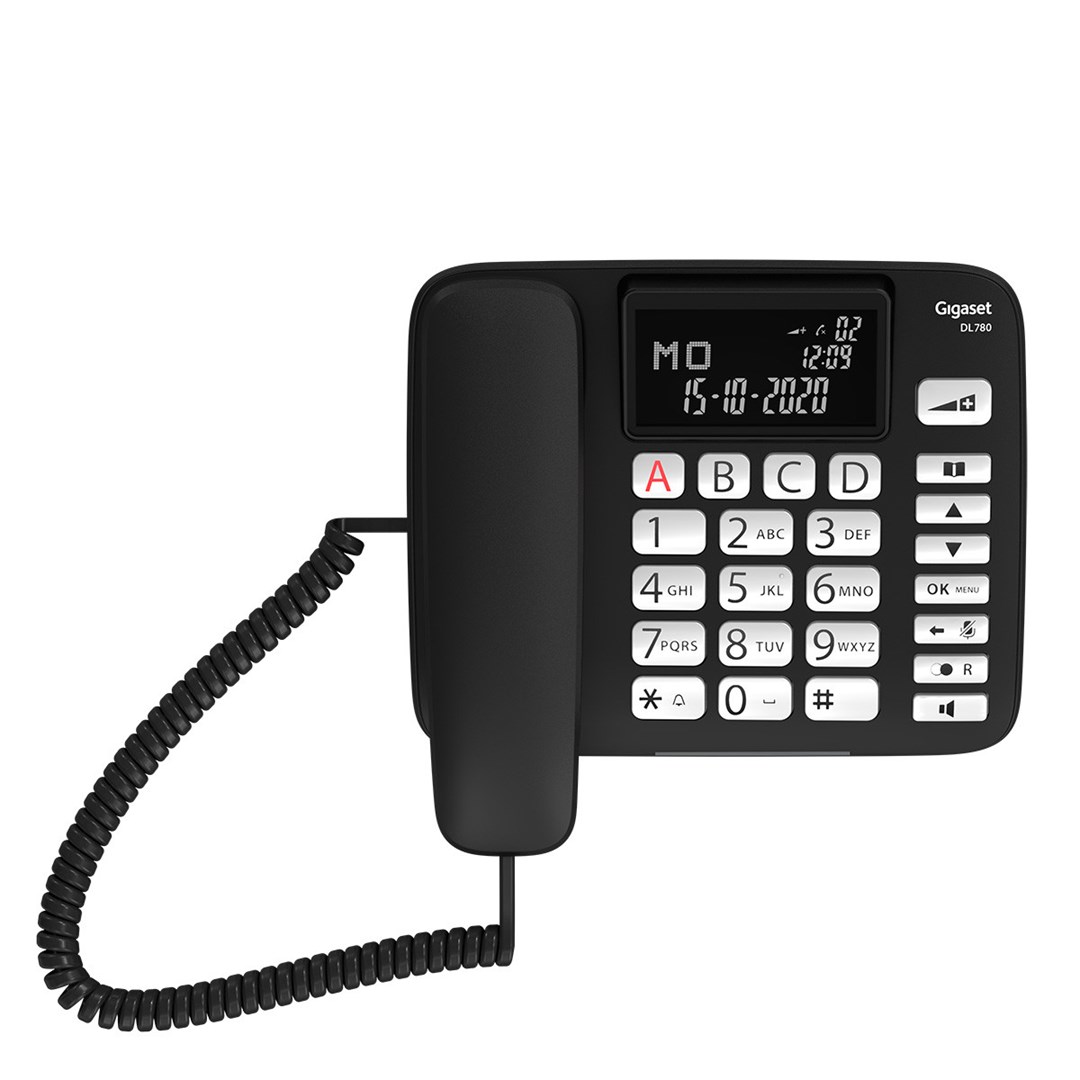 Gigaset DL780 Plus Analog/DECT telephone Caller ID Black Gigaset DL780 Plus Analog/DECT telephone Caller ID Black
