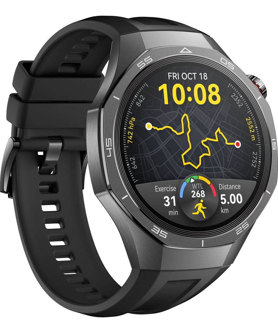 Huawei WATCH GT 5 Pro 46mm | Smart watch | GPS (satellite) | AMOLED | 1.43 inches | Black Huawei WATCH GT 5 Pro 46mm | Smart watch | GPS (satellite) | AMOLED | 1.43 inches | Black
