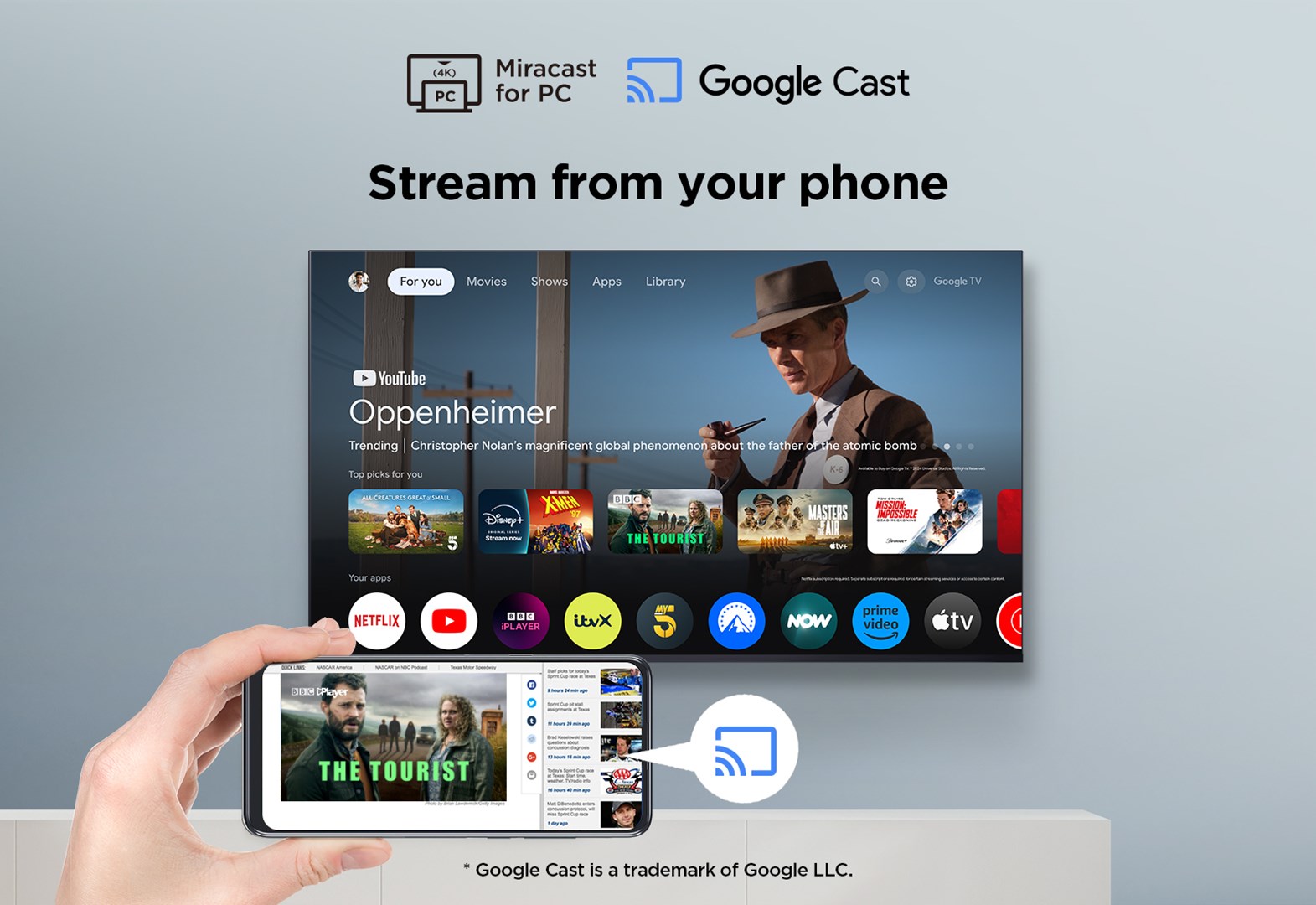 TCL V6C 55V6C TV 139.7 cm (55") 4K Ultra HD Smart TV Wi-Fi Metallic 270 cd/m² TCL V6C 55V6C TV 139.7 cm (55") 4K Ultra HD Smart TV Wi-Fi Metallic 270 cd/m²