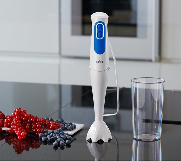 Braun MQ 3000 Smoothie 0.6 L Immersion blender 700 W Blue, White Braun MQ 3000 Smoothie 0.6 L Immersion blender 700 W Blue, White