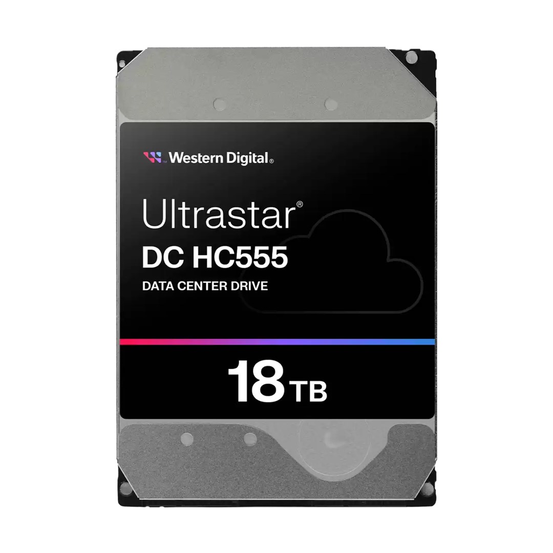 Western Digital Ultrastar DC HC555 internal hard drive 18 TB 7200 RPM 512 MB 3.5" SAS3 Western Digital Ultrastar DC HC555 internal hard drive 18 TB 7200 RPM 512 MB 3.5" SAS3