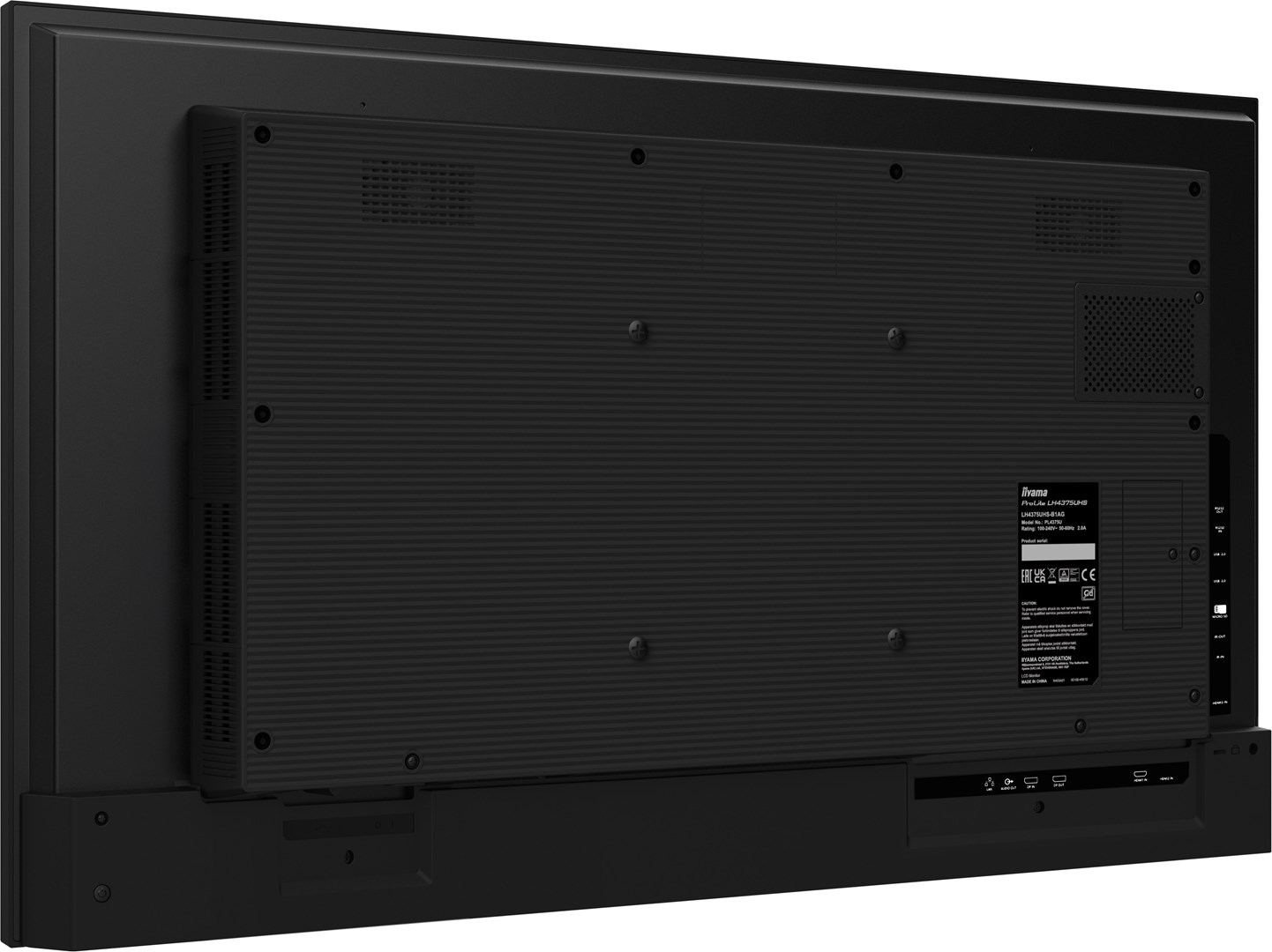 iiyama 50" 4K UHD Professional Digital Signage 24/7 display featuring Android OS, FailOver and Intel® SDM slot iiyama 50" 4K UHD Professional Digital Signage 24/7 display featuring Android OS, FailOver and Intel® SDM slot