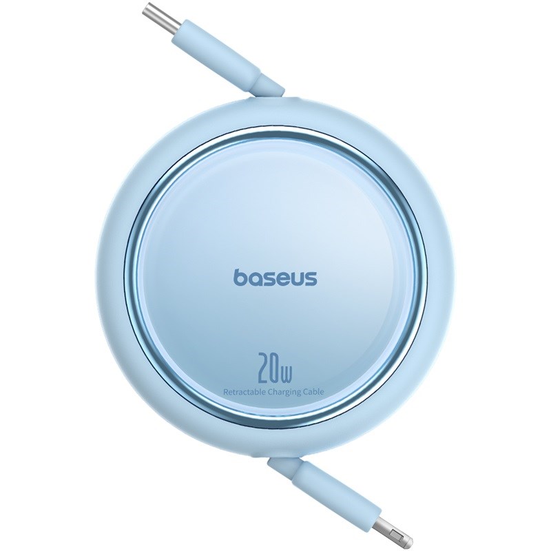 Baseus Free2Pull - 20 W USB-C to Lightning Retractable Cable, 1 m (blue) Baseus Free2Pull - 20 W USB-C to Lightning Retractable Cable, 1 m (blue)