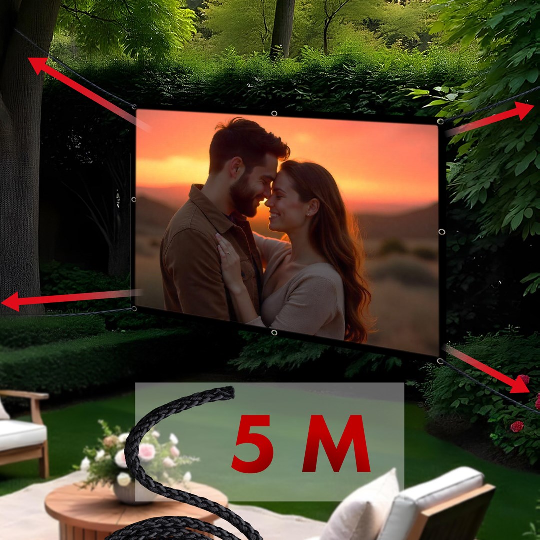 Maclean projection screen, 150", 300x220cm, 25mm 4:3 border, tension hooks, MC-168 Maclean projection screen, 150", 300x220cm, 25mm 4:3 border, tension hooks, MC-168