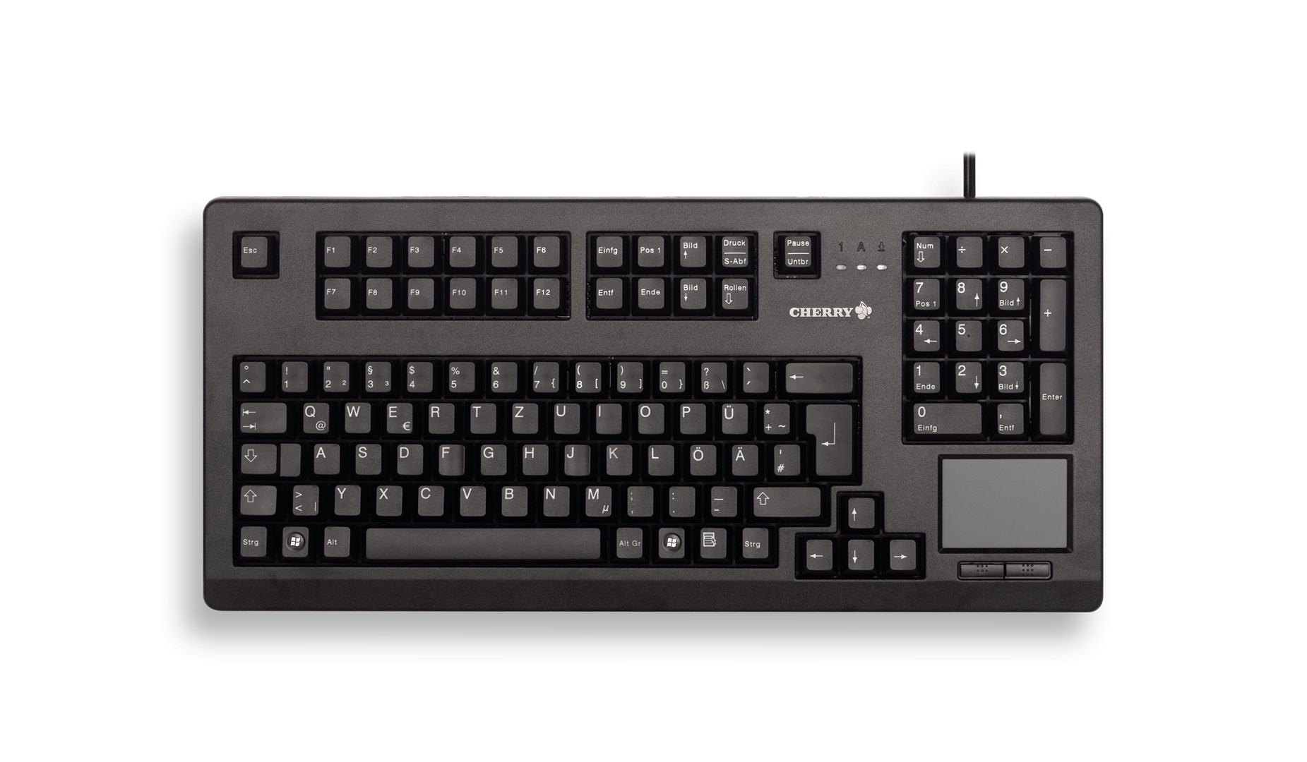 CHERRY TouchBoard G80-11900 keyboard Universal USB QWERTZ German Black CHERRY TouchBoard G80-11900 keyboard Universal USB QWERTZ German Black