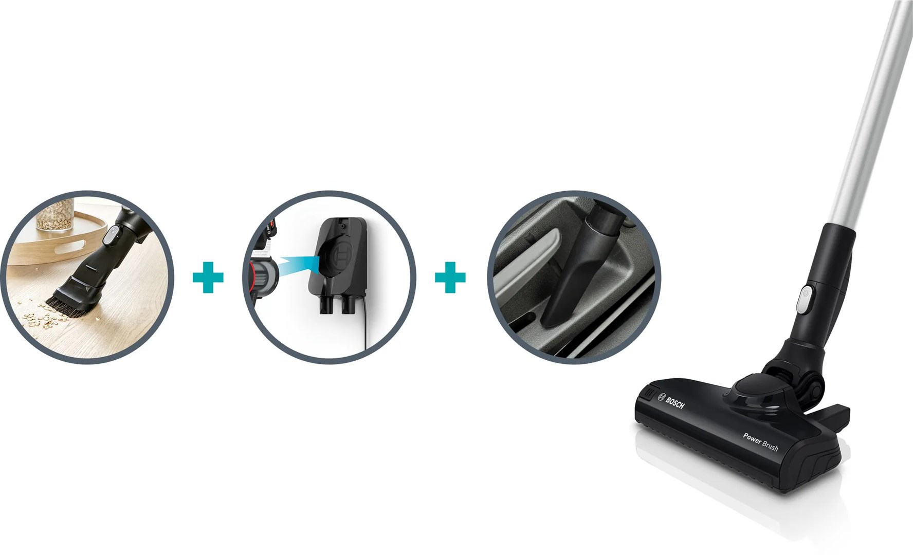 Bosch Serie 6 BCS611P4A stick vacuum/electric broom Battery Dry Hygiene Filter Bagless 0.3 L Black 2.5 Ah Bosch Serie 6 BCS611P4A stick vacuum/electric broom Battery Dry Hygiene Filter Bagless 0.3 L Black 2.5 Ah
