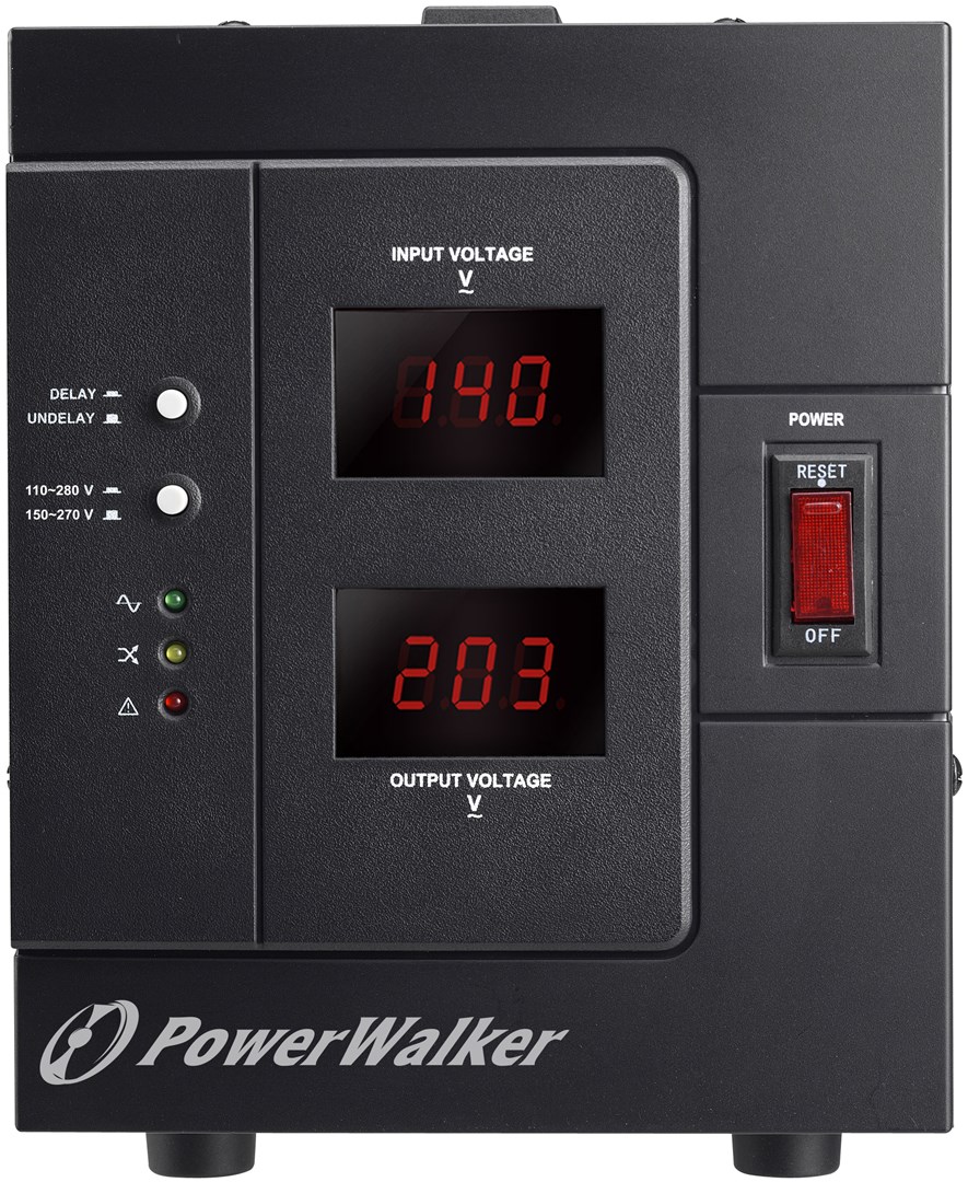 PowerWalker AVR 3000 SIV FR voltage regulator 1 AC outlet(s) 110-280 V Black PowerWalker AVR 3000 SIV FR voltage regulator 1 AC outlet(s) 110-280 V Black