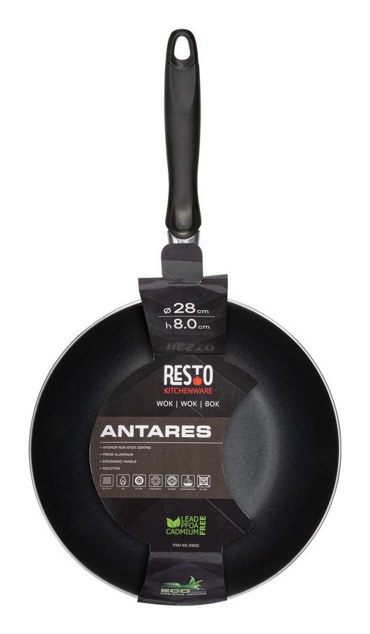 Resto Kitchenware 93602 frying pan Wok/Stir-Fry pan Round Resto Kitchenware 93602 frying pan Wok/Stir-Fry pan Round