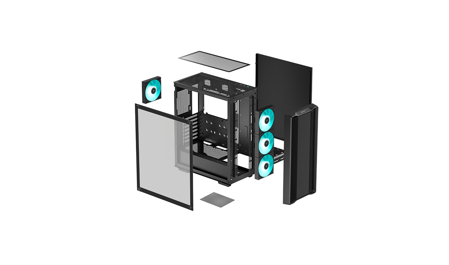 DeepCool CC560 V2 Midi Tower Black DeepCool CC560 V2 Midi Tower Black