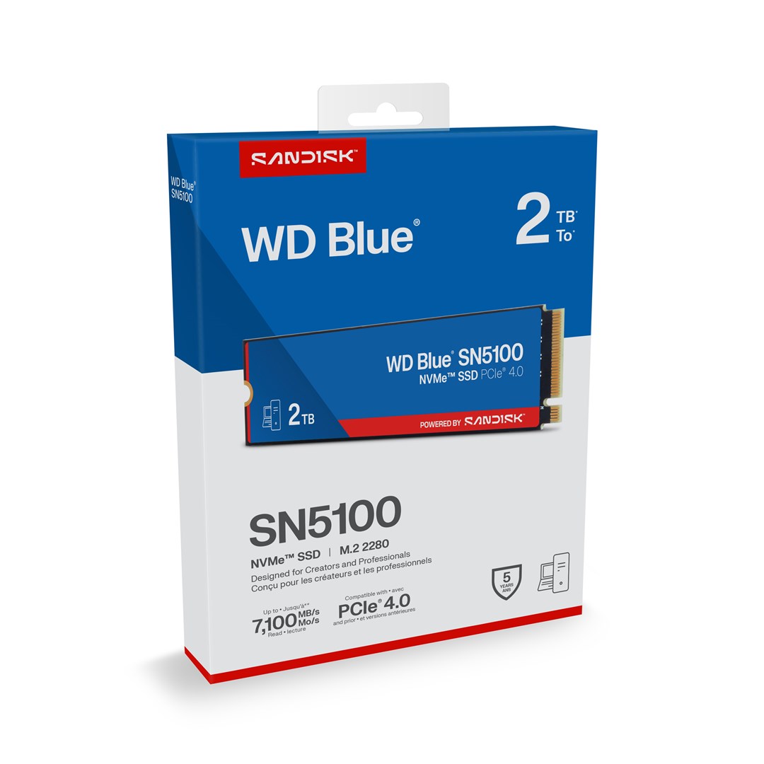 Western Digital 2TB WD Blue® SN5100 NVMe™ SSD Western Digital 2TB WD Blue® SN5100 NVMe™ SSD