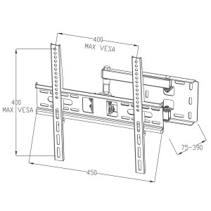 Mount to the 22"-55" TV ART AR-53 35KG Mount to the 22"-55" TV ART AR-53 35KG
