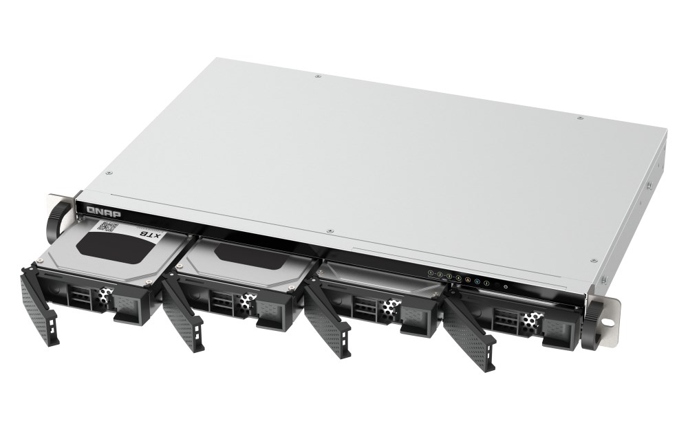 QNAP TS-433eU NAS Rack (1U) Cortex-A Cortex-A55 4 GB 0 TB QNAP Turbo System Black QNAP TS-433eU NAS Rack (1U) Cortex-A Cortex-A55 4 GB 0 TB QNAP Turbo System Black