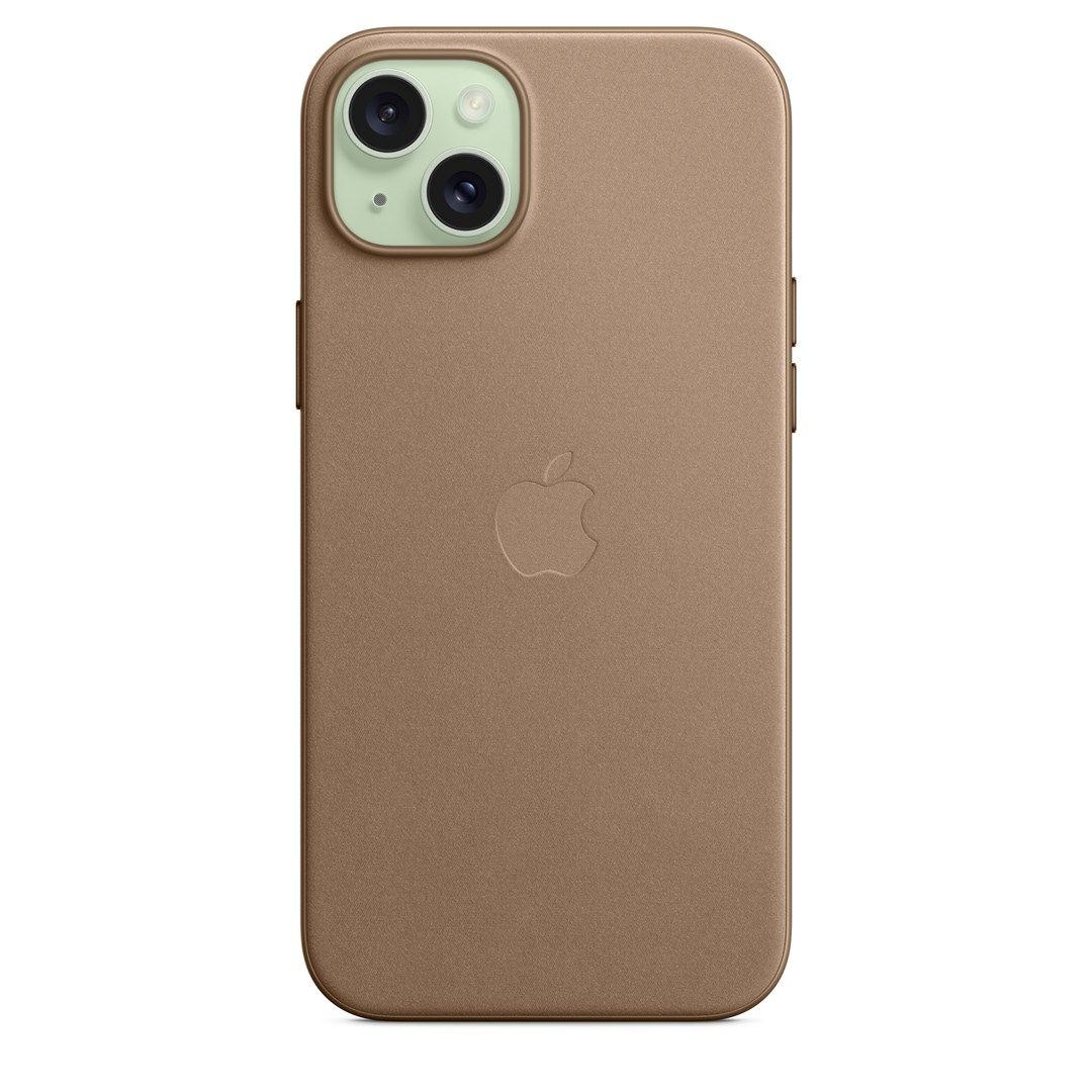 Apple iPhone 15 Plus FineWoven Case with MagSafe - Taupe Apple iPhone 15 Plus FineWoven Case with MagSafe - Taupe