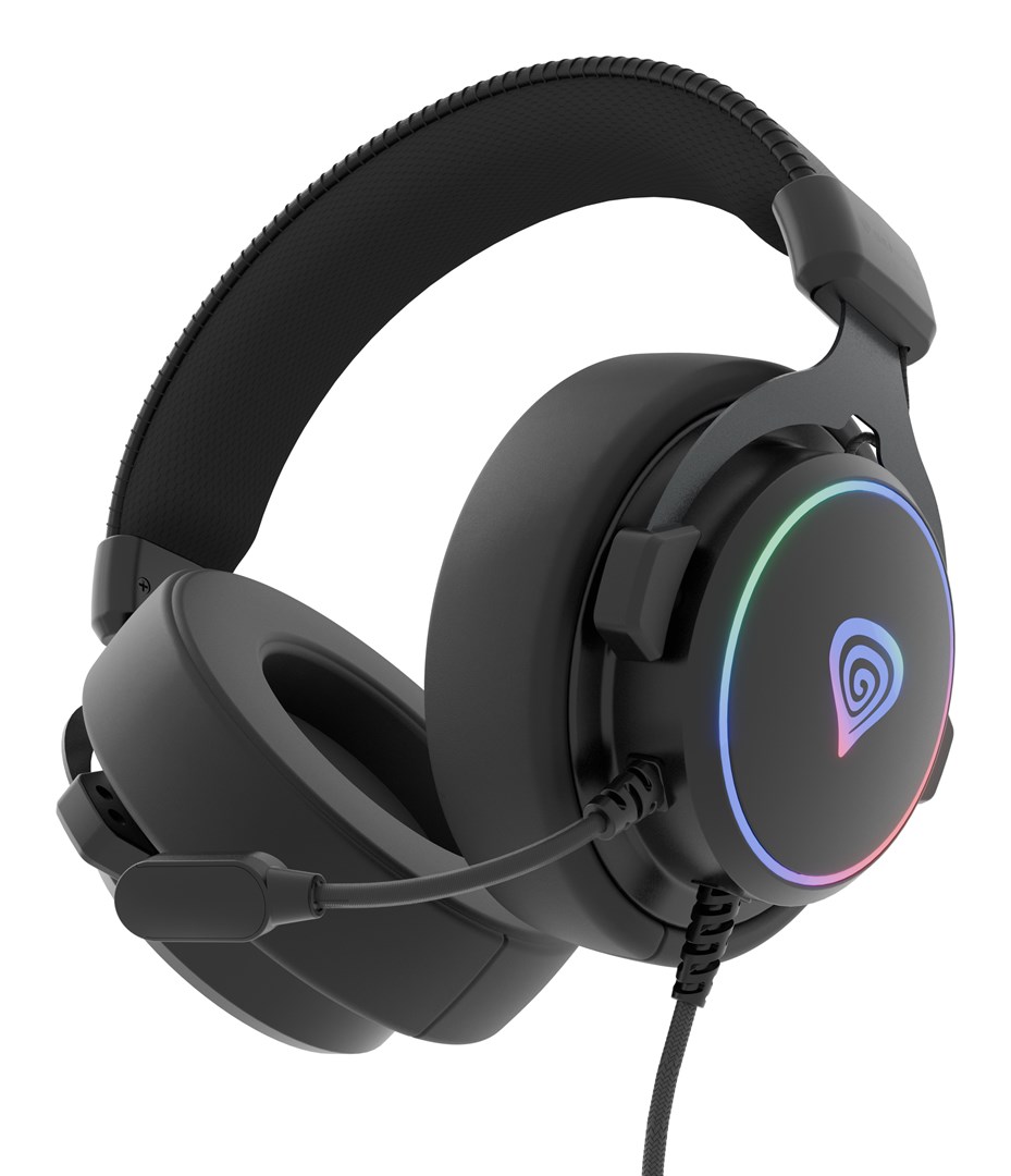 GENESIS Neon 764 Headset Wired Head-band Gaming USB Type-A Black GENESIS Neon 764 Headset Wired Head-band Gaming USB Type-A Black