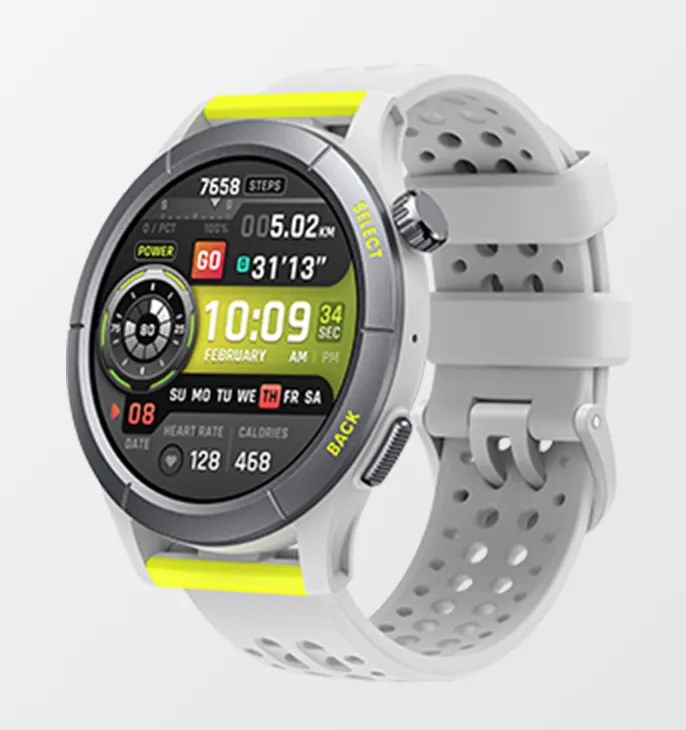 Amazfit Cheetah 3.53 cm (1.39") AMOLED 46.7 mm Digital 454 x 454 pixels Touchscreen Grey GPS (satellite) Amazfit Cheetah 3.53 cm (1.39") AMOLED 46.7 mm Digital 454 x 454 pixels Touchscreen Grey GPS (satellite)