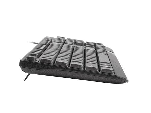 NATEC KEYBOARD TROUT SLIM USB, US LAYOUT, BLACK NATEC KEYBOARD TROUT SLIM USB, US LAYOUT, BLACK