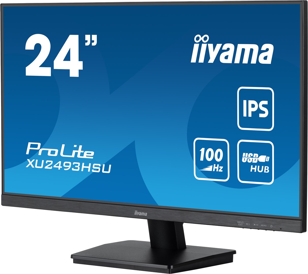 iiyama ProLite XU2493HSU-B7 computer monitor 60.5 cm (23.8") 1920 x 1080 pixels Full HD LED Black iiyama ProLite XU2493HSU-B7 computer monitor 60.5 cm (23.8") 1920 x 1080 pixels Full HD LED Black