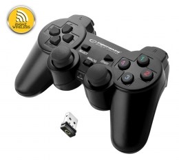 Esperanza EGG108K Gaming Controller Black USB 2.0 Gamepad Analogue / Digital PC, Playstation 3 Esperanza EGG108K Gaming Controller Black USB 2.0 Gamepad Analogue / Digital PC, Playstation 3