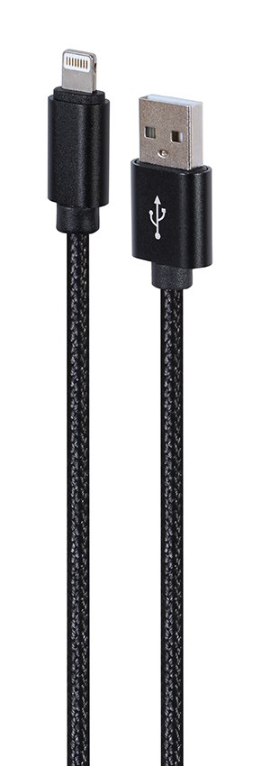 Gembird CCDB-mUSB2B-AMLM-6 Cotton braided 8-pin cable with metal connectors, 1.8 m, black Gembird CCDB-mUSB2B-AMLM-6 Cotton braided 8-pin cable with metal connectors, 1.8 m, black