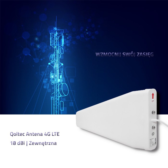 Qoltec 57021 4G LTE Antenna | 18 dBi | Outdoor Qoltec 57021 4G LTE Antenna | 18 dBi | Outdoor