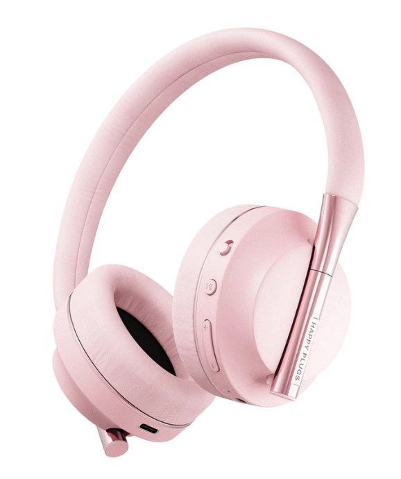 Happy Plugs PLAY Headset Wired & Wireless Head-band USB Type-C Bluetooth Pink gold Happy Plugs PLAY Headset Wired & Wireless Head-band USB Type-C Bluetooth Pink gold