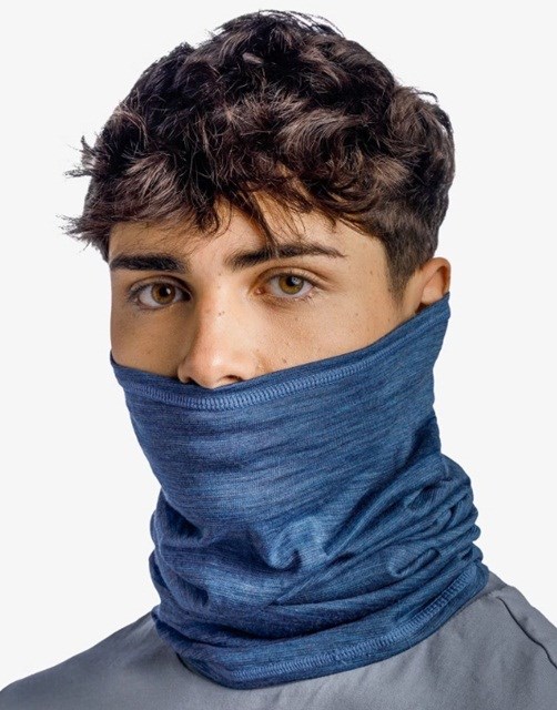 Buff Lightweight Merino Wool Multifunctional scarf Blue Buff Lightweight Merino Wool Multifunctional scarf Blue